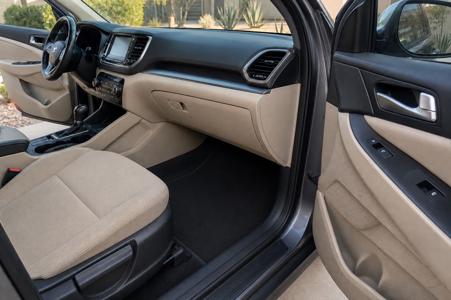Interior reset: daily-driver buildup → clean cabin after